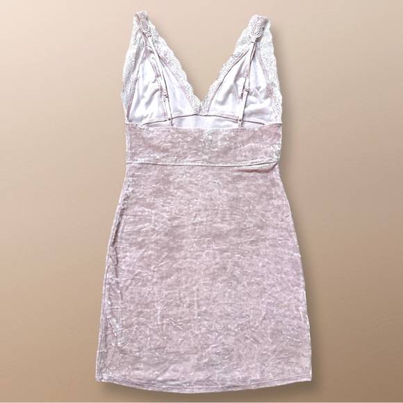 NWOT Free People Intimately Velvet Mini Dress Cami Size XS - Picture 3 of 7